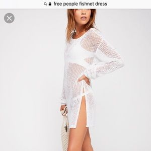 ISO Free People fishnet sweater dress